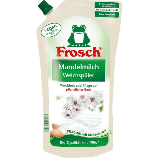 Кондиционер для белья Frosch Миндальное молочко 1л