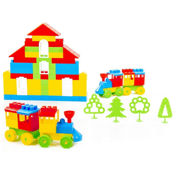 Конструктор Полесье "Строитель" (Макси, 253 элемента) 552