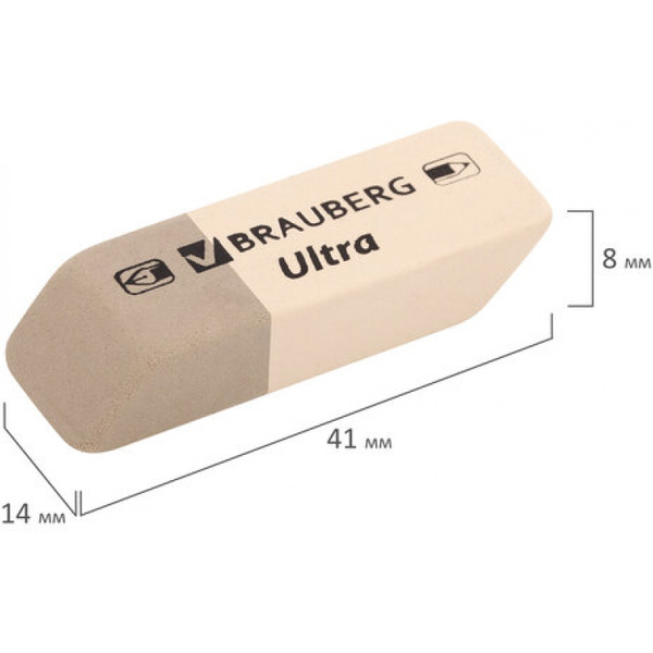 Набор ластиков BRAUBERG Ultra 229600 (6 шт.)