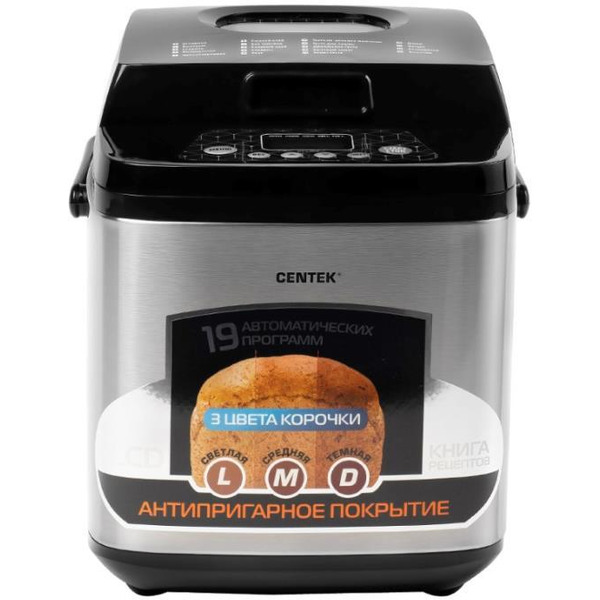 Хлебопечка CENTEK CT-1410 (черный)