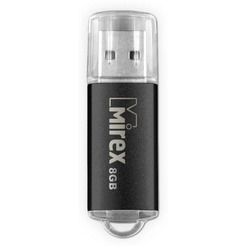 USB Flash MIREX Unit Black 8GB (13600-FMUUND08)