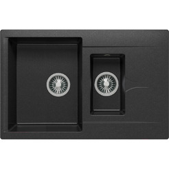 Кухонная мойка Polygran Brig 770 (черный)