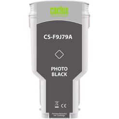Картридж струйный Cactus CS-F9J79A 727 XXL (фото черный)