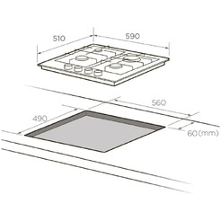 Варочная панель MIDEA MG696VGB