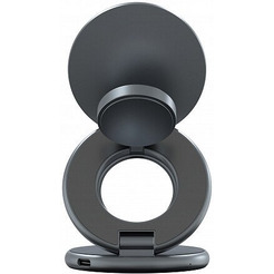 Беспроводное зарядное Magssory Signature Disc Pro для Apple 3 в 1 WCH073 (темно-серый)