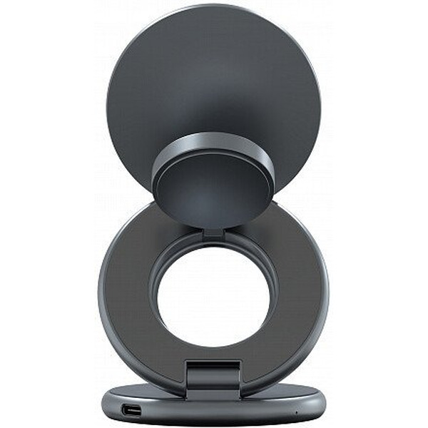 Беспроводное зарядное Magssory Signature Disc Pro для Apple 3 в 1 WCH073 (темно-серый)
