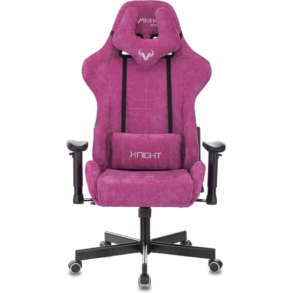 Кресло игровое Zombie VIKING KNIGHT Fabric Light-15 (1372997) малиновый