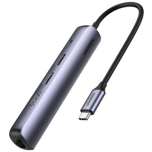 USB-хаб Ugreen CM418-10919 Space Gray