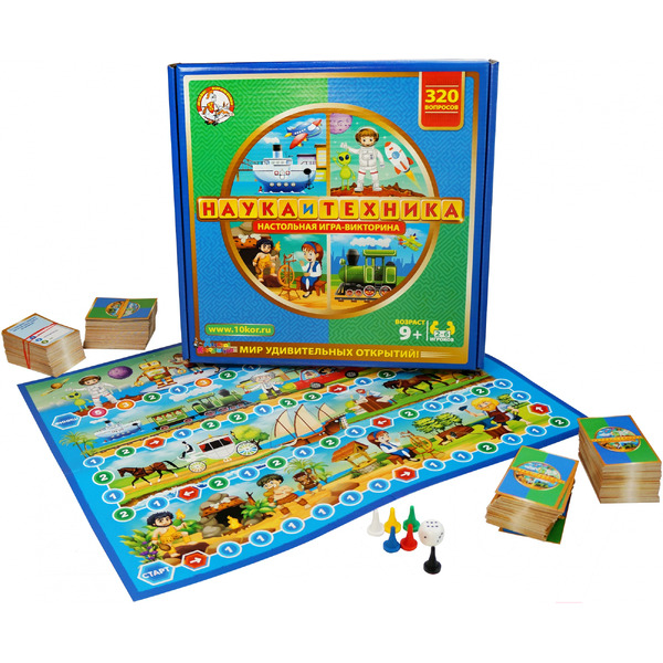 Настольная игра Десятое королевство Викторина. Наука и техника 02832