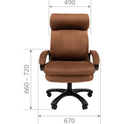 Офисное кресло CHAIRMAN Home 505 (Т-14 коричневый)