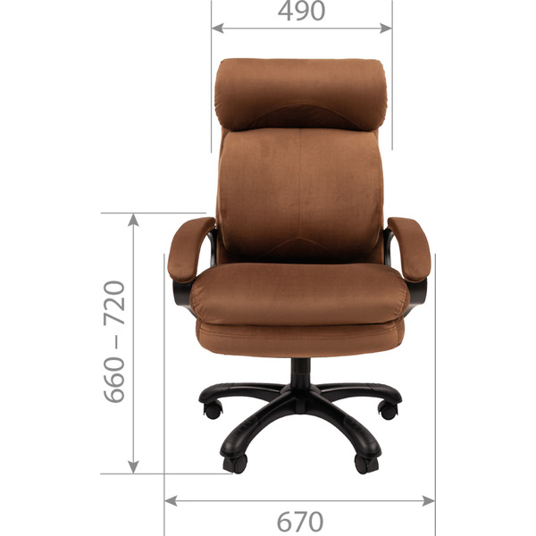 Офисное кресло CHAIRMAN Home 505 (Т-14 коричневый)