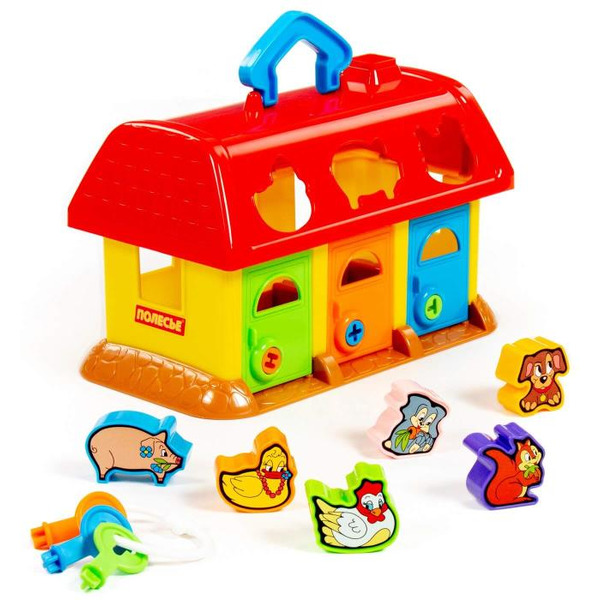 Сортер Полесье Домик для зверей 9173 (в коробке)