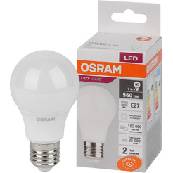 Лампа светодиодная OSRAM А60 7W 4000K Е27