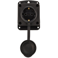 Розетка штепсельная угловая PROconnect 111-127-4