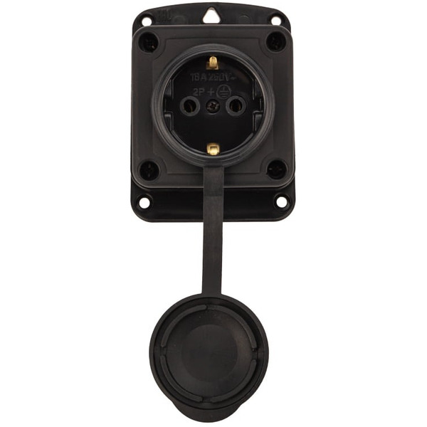 Розетка штепсельная угловая PROconnect 111-127-4