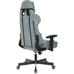 Кресло игровое Zombie VIKING KNIGHT Fabric Light-28 (1372998) серо-голубой