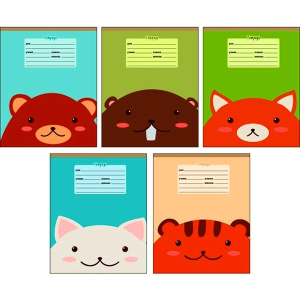 Тетрадь КАНЦ-ЭКСМО Прятки (графика) 12 л А5