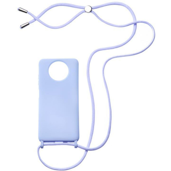 Бампер Bingo Lanyard для Poco X3/Poco X3 Pro (фиолетовый)