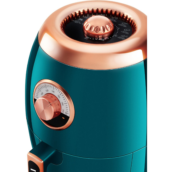 Аэрогриль HYUNDAI HYF-3553 (темно-зеленый/золотистый)