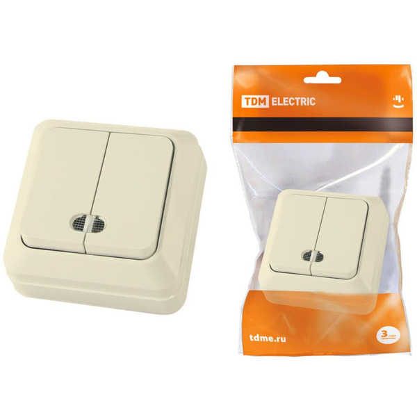 Выключатель TDM Electric Ладога SQ1801-0008