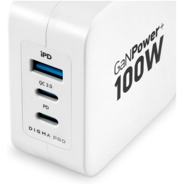Зарядное устройство Digma Pro DPW10B (белый)