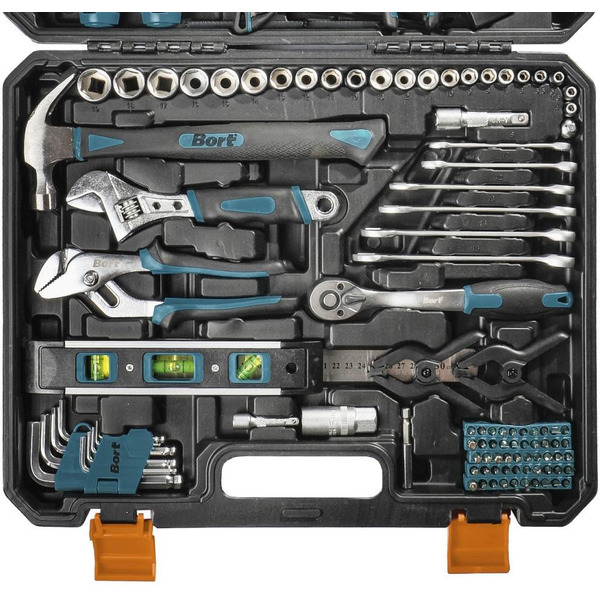 Набор ручного инструмента BORT BTK-210 (93418668)