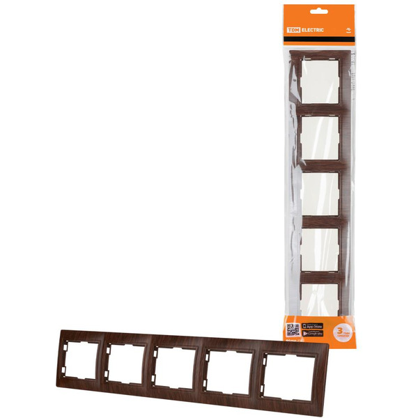 Рамка TDM Electric Таймыр ЭКО SQ1814-0332 (бук)