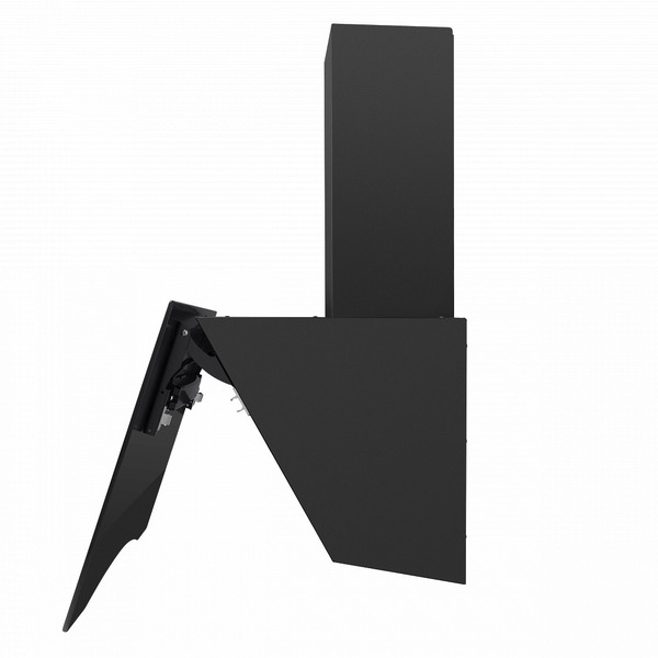 Наклонная кухонная вытяжка MAUNFELD TEFFI 60 черное стекло