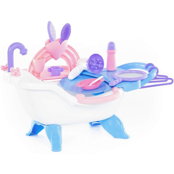 Ванночка для кукол Полесье №2 с аксессуарами 58607