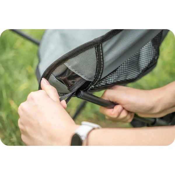 Кресло складное туристическое Xcamp С01 (серый)