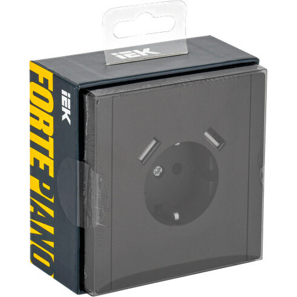 Розетка IEK Forte&Piano FP-R14-16-U21-D31-K02