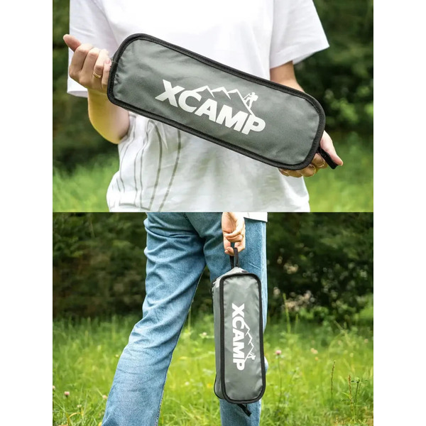 Кресло складное туристическое Xcamp С01 (серый)