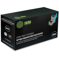 Картридж лазерный Cactus CS-CF280X-MPS CF280XX (черный)