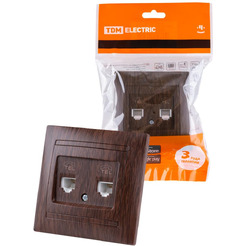 Розетка телефонная TDM Electric Лама SQ1815-0418