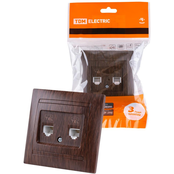 Розетка телефонная TDM Electric Лама SQ1815-0418