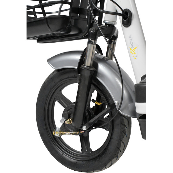 Электровелосипед NOVA EC-02 графит (с задним кофром)