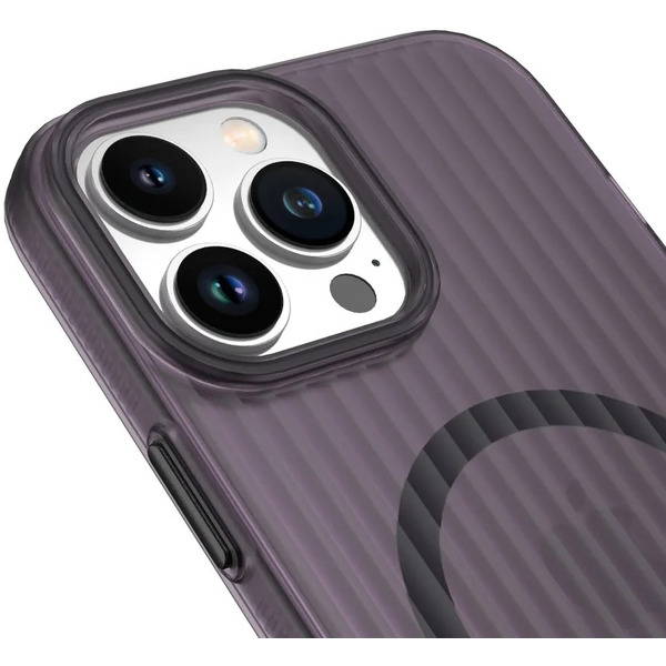Задняя накладка CASE Translucent Strip Apple iPhone 14 Pro Max (черный)