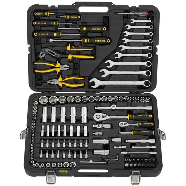 Универсальный набор инструментов Berger BG128-1214 (128 предметов)