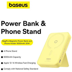 Внешний аккумулятор Baseus MagPro Magnetic Bracket Wireless Fast-Charging (P10064101Y23-00)