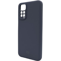 Накладка Case Matte Lux для Xiaomi Redmi Note 11 (синий)
