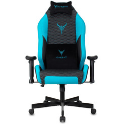 Кресло игровое Knight Neon (1717271) черный/голубой