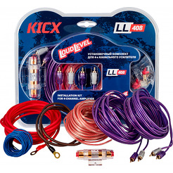 Установочный комплект для 4-х канального усилителя KICX LL 408