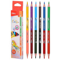 Карандаши цветные 6/12 цв Color Run C00500