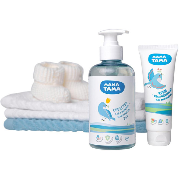 Средство для купания и шампунь для младенцев МАМА ТАМА MT/124
