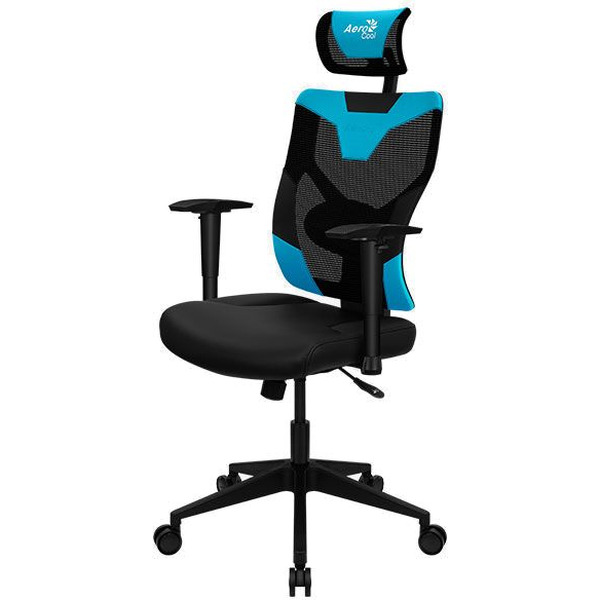 Игровое кресло AeroCool Guardian (черный/синий)