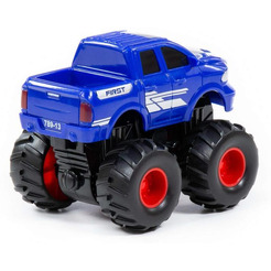 Автомобиль инерционный Полесье "Монстр ВНЕДОРОЖНИК" - "Пикап" (синий) 24569