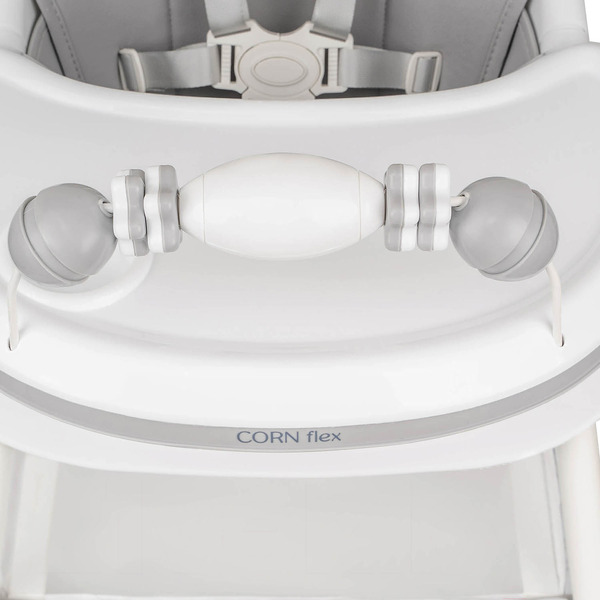 Стульчик для кормления Indigo Corn Flex (светло-серый)