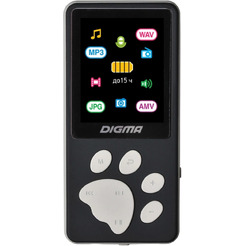 Плеер MP3 Digma S4 8GB (черный/серый)