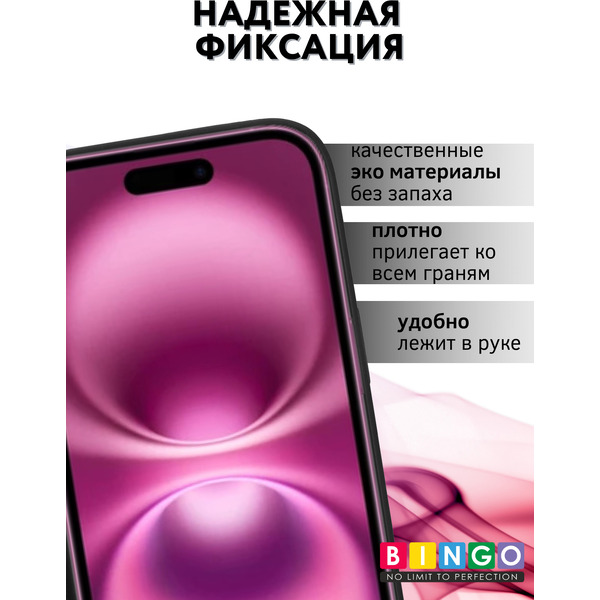 Чехол-книга BINGO Flip Style для APPLE iPhone 16 Черный