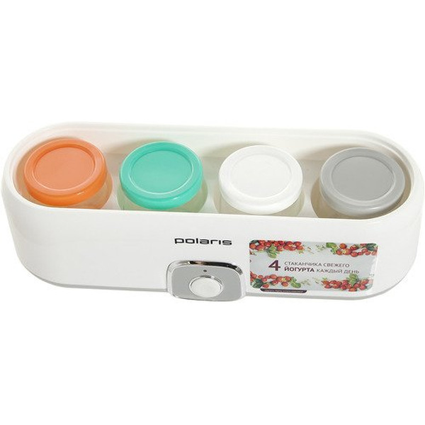 Йогуртница POLARIS PYM0104(белый/серый)